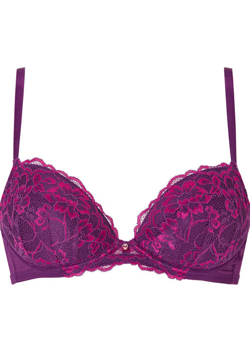 Sexy Lace Padded Plunge Bra image number 9.0