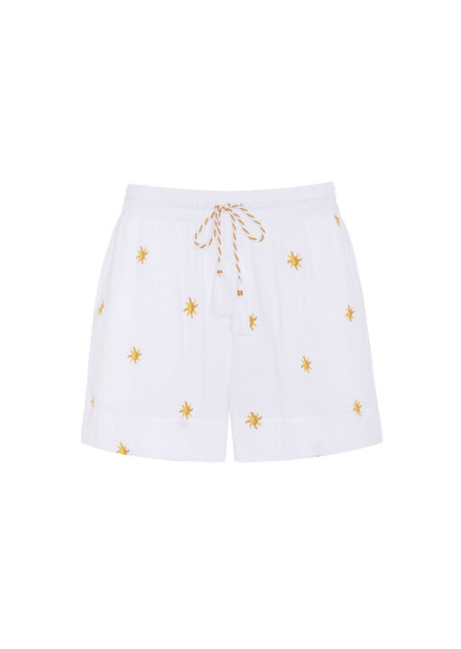 Sun Embroidery Short image number 4.0