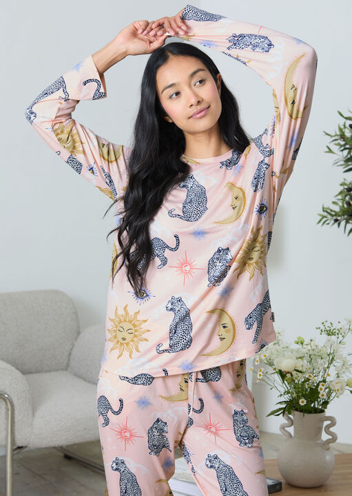 Celestial Leopard Long Sleeve Set image number 1.0