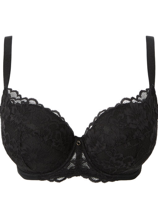 Sexy Lace Padded Balcony Bra image number 8.0