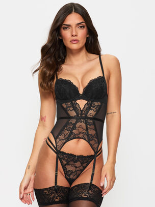 Sexy Lace Padded Basque