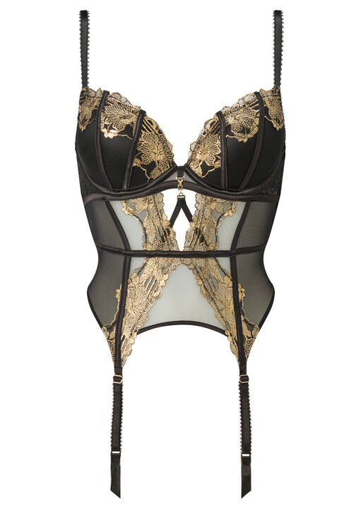 Caged Lily Padded Basque image number 5.0