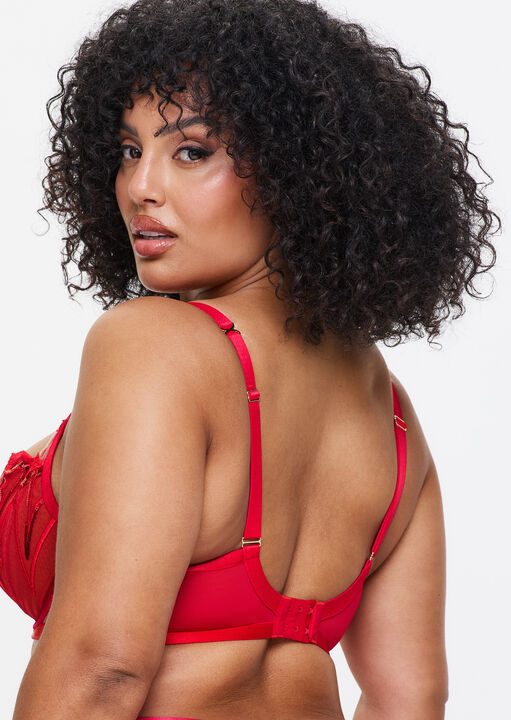 Desiring Decadence Non Padded Fuller Bust Balcony Bra image number 2.0