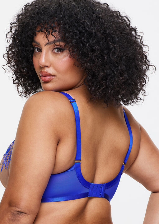 Incensing Non-Padded Fuller Bust Balcony Bra image number 2.0