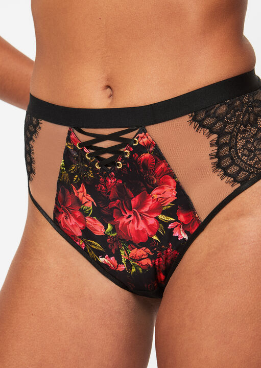 Enchanting Rose High Waist Brazilian image number 3.0