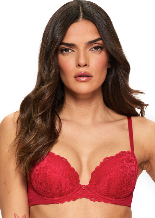 Sexy Lace Padded Plunge Bra 2 Pack image number 4.0