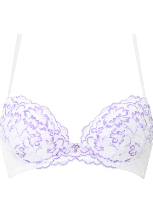 Sexy Lace Padded Plunge Bra image number 8.0