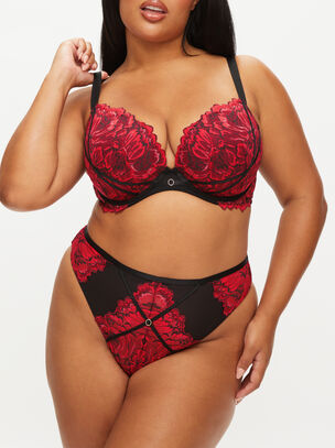 Nightfall Fuller Bust Padded Plunge Bra