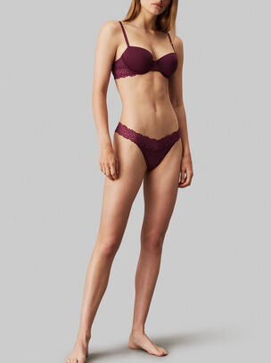 Attraction Padded Balconette - Plum