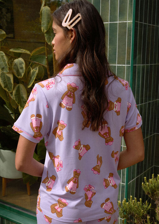 Cowboy Teddy Short Sleeve Revere Set image number 2.0