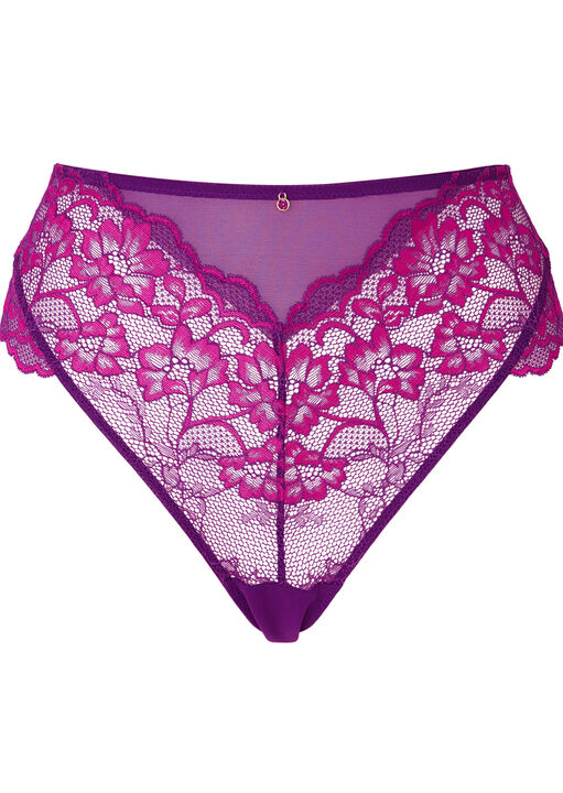Sexy Lace High Waisted Brazilian image number 5.0