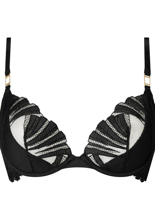 Knickerbox Isabella Embroidered Non Padded Plunge Bra image number 4.0