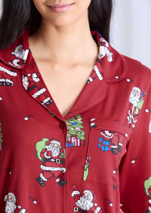 Snowball Santa Long Sleeve Set image number 6.0
