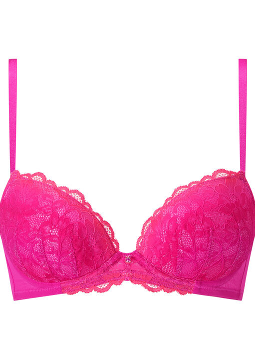 Sexy Lace Padded Plunge Bra image number 5.0