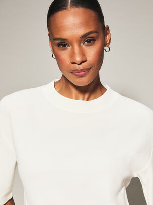 Naomi Waffle Short Set - Ivory