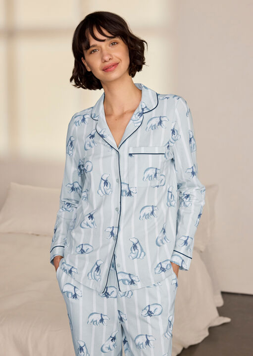 Chelsea Peers Organic Cotton Polar Bear Pyjama SeT image number 1.0