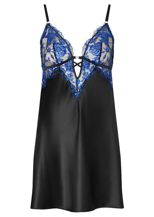 Endless Attraction Satin Chemise Lingerie image number 4.0