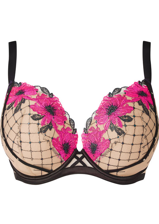 Boudoir Rose Padded Plunge Bra image number 11.0