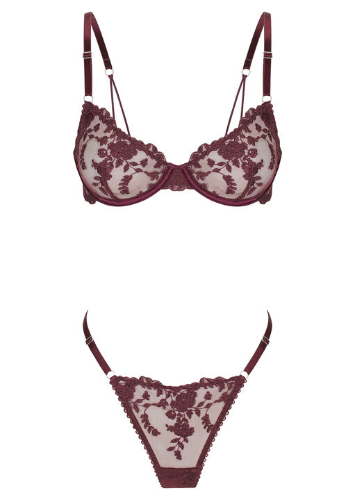 Nicolette Non Pad Plunge Bra image number 3.0
