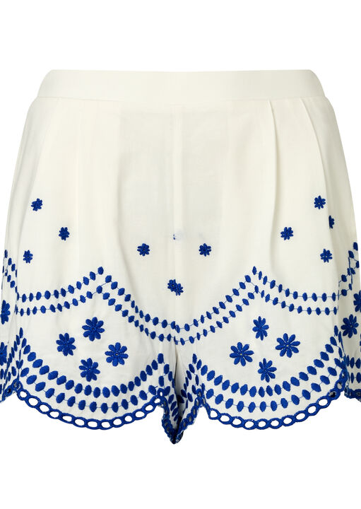 Knickerbox Broderie Floral Embroidered Shorts image number 4.0