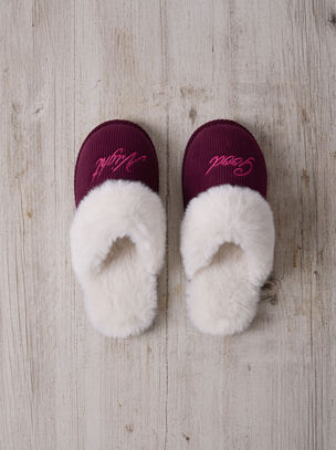 Good Night Slipper - Burgundy