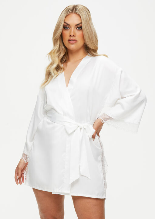 Ann Summers Ivory Cherryann Robe, L