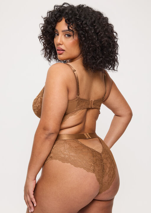Ann Summers Nude 03 Hold Me Tight Lace Lingerie Body, Xs