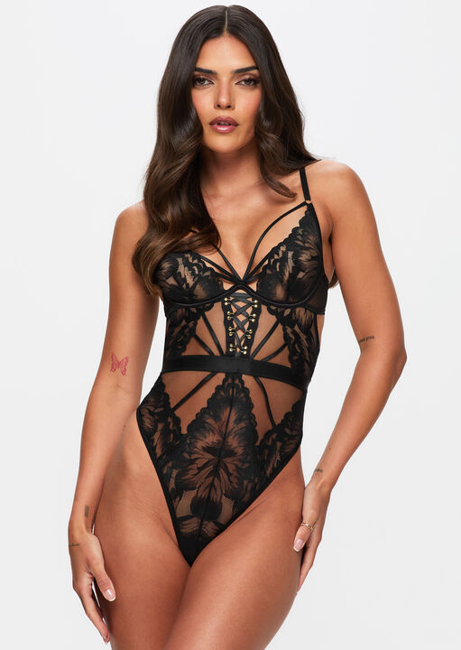 Ann Summers Radiant Desires Crotchless Body, Black, Size L, Women - Image 2
