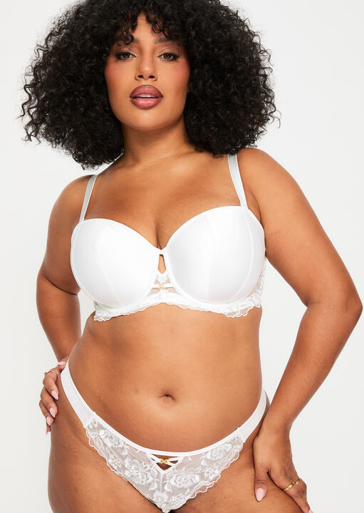Ann Summers Ivory Endless Attraction Fuller Bust Padded Multiway Bra, 32F