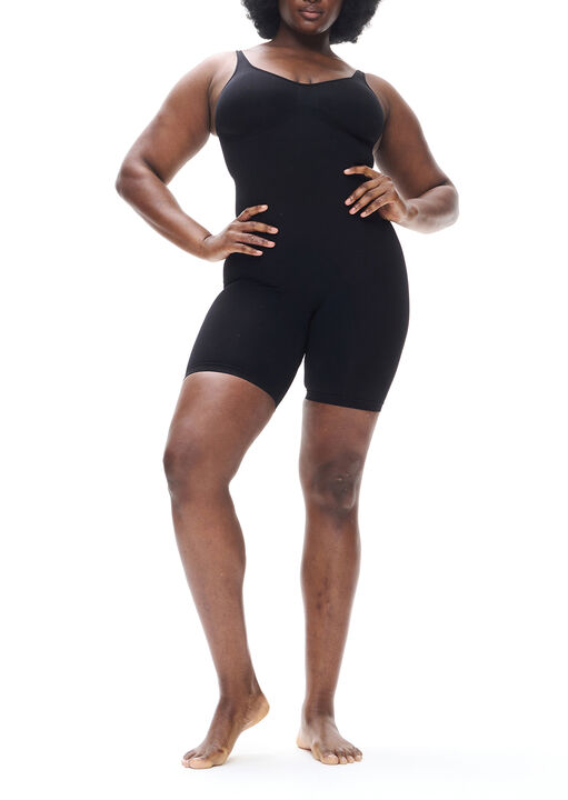 Heist Studios Black Contour Seamless Shorty Body, Size 8-10