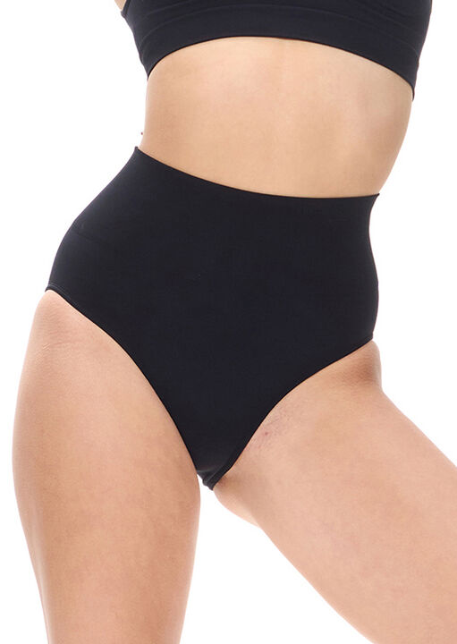 Heist Studios Black Contour Seamless High Waist Brief, 20-22 - Image 3