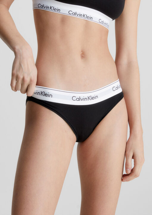 Calvin Klein Black Modern Cotton Bikini Briefs, Xl