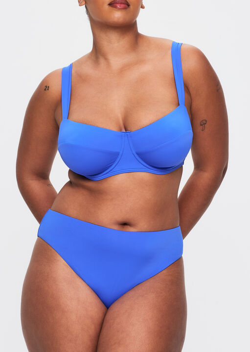 Knickerbox Bright Blue Hw Bikini Bottom, Size 16