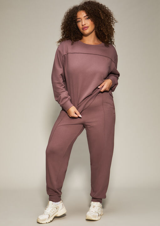 Knickerbox Brown Jessica Cotton Sweat Joggers, 8