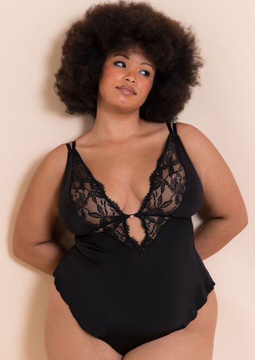 Curvy Kate Black Embrace Teddy, Xl