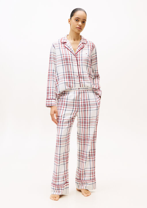 Tommy Hilfiger Multi Holiday Flannel Boxed Revere, Xl