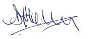 Maria Hollins CEO Signature
