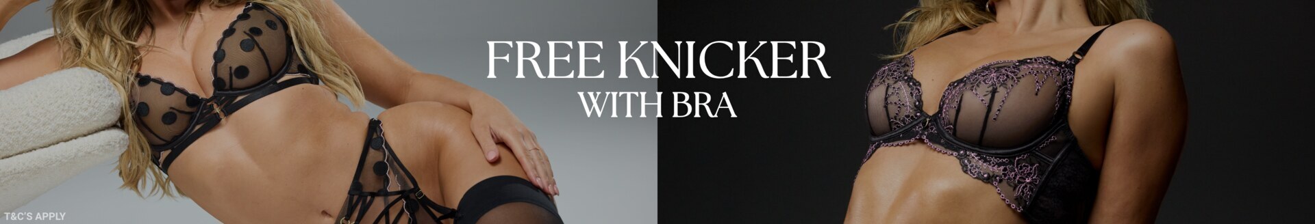 Free knicker with matching bra
